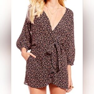 Free People NWT Women’s Clara Floral Mini Tunic Dress size small